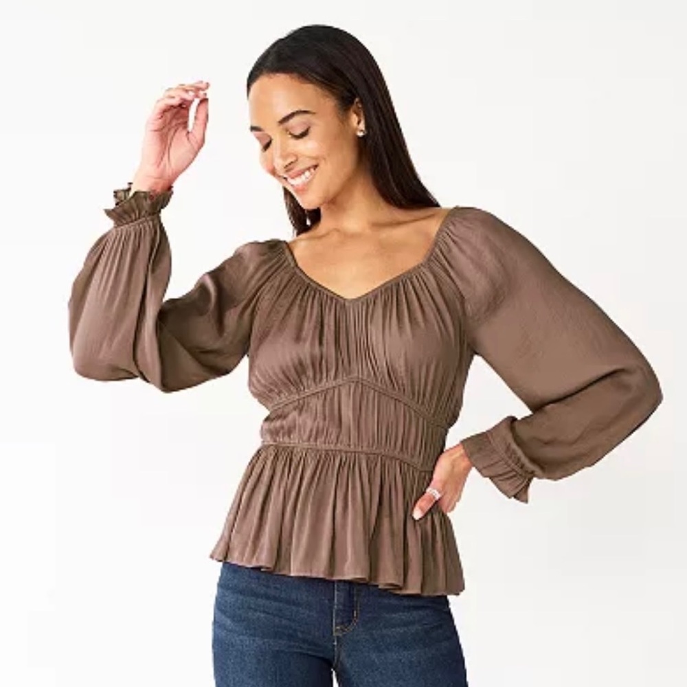 Nine West Peplum Top